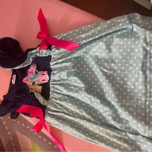 Polka Dot Dress with Pink Bows